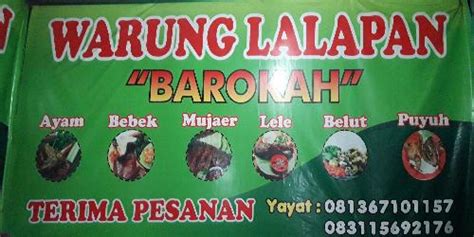 Daftar Harga Menu Delivery Lalapan Barokah Mas Yayat Lesanpuro Malang