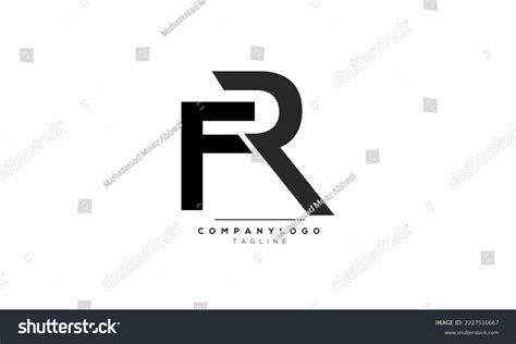 Alphabet Letters Initials Monogram Logo Frfr Stock Vector Royalty Free