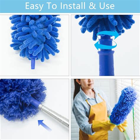 Telescopic Microfibre Duster Duster Bendable