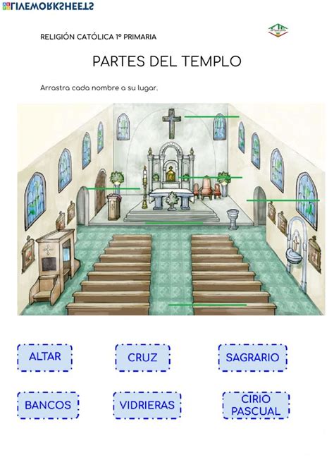 Ficha Online De La Iglesia Para De Primaria Puedes Hacer Los