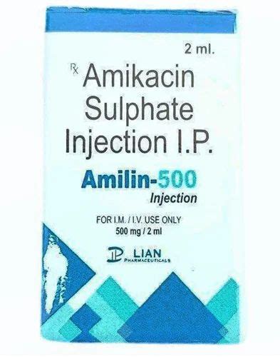 Amikacin Sulphate Injection Ip Mg Ml At Rs Box In Hyderabad