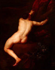 William Etty Academic Study Of A Male Nude Seen From