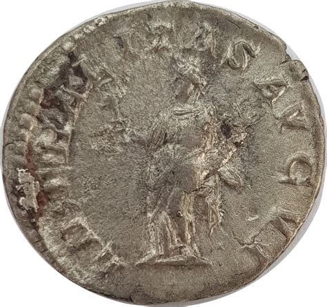 Denarius Caracalla Liberalitas Avg Vi Liberalitas Imperio Romano