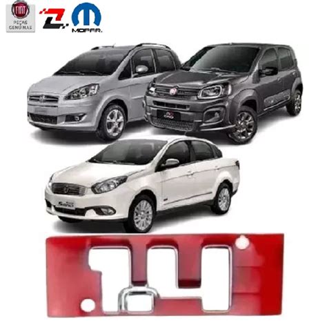 Emblema Sigla Fiat Strada Novo Uno Idea Zac Pe As