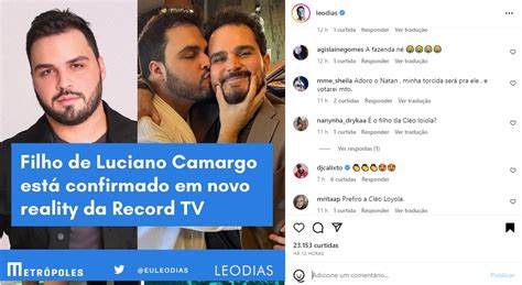 Filho de Luciano Camargo é confirmado em reality show vou torcer