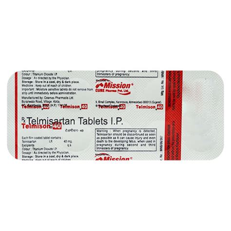 Buy Telmison Tablet S Online At Upto Off Netmeds