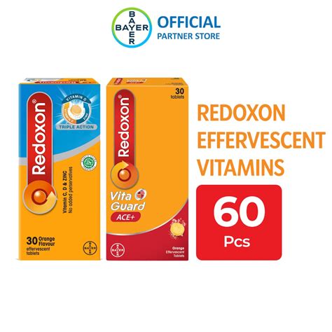 Redoxon Triple Action Effervescent Orange Tablets S Redoxon Vita