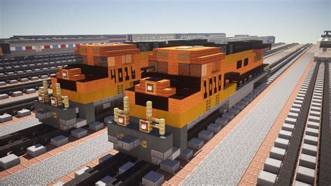 Minecraft City Minecraft Designs Uriah Diesel Locomotive Evolution