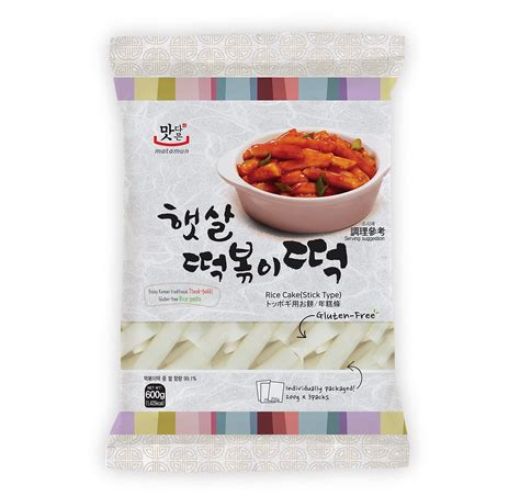 Korean Rice Cake Tteokbokki YPF5 Stick Topokki Dedukbokki Buldak Gluten