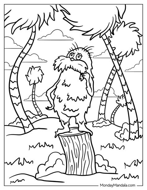 18 The Lorax Coloring Pages (Free PDF Printables)