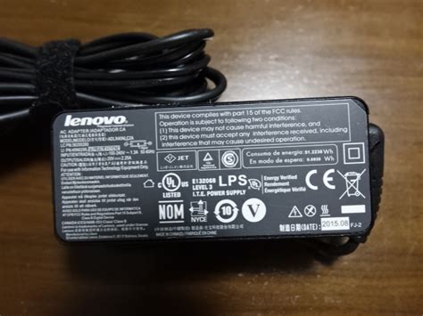 Yahoo オークション Lenovo ノート用acアダプター 20v 2 25a Adlx45n