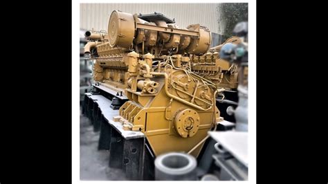 Caterpillar 3516 Engine With Gearbox Youtube