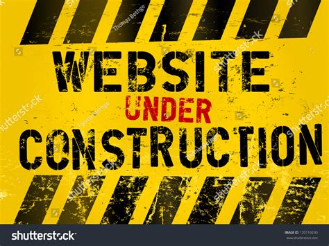 Website Under Construction Stock Vector (Royalty Free) 120119230 ...