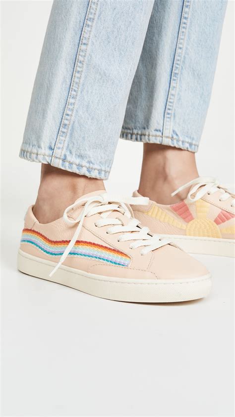 Best Rainbow Sneakers For Women PS Fashion