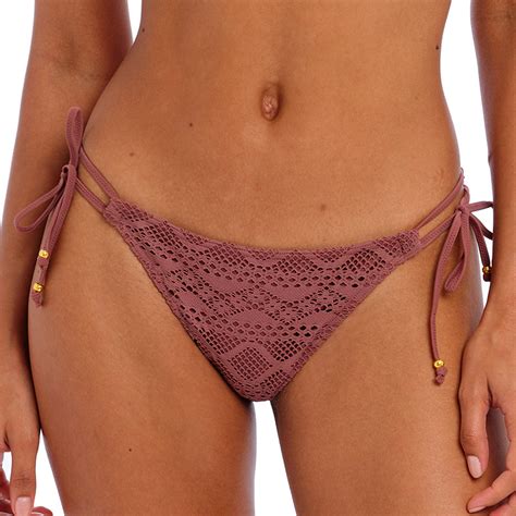 Bas De Bikini Nouettes Maille Crochet Sundance Nutmeg Freya Swim