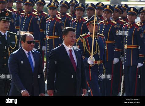 Chinese President Xi Jinping In Cairo For A Two Day Visit To Egypt To