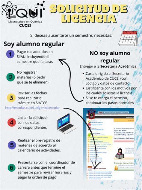 Solicitud de Licencia Licenciatura en Química