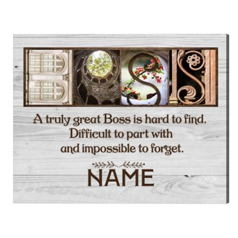 Personalized Gift For Boss, Boss Appreciation Gifts, Retirement Gift ...