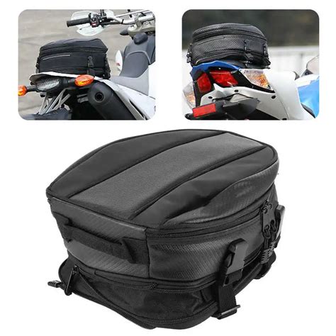 Sac Arri Re Tanche De Moto Avec Juste De Pluie Sacoche De Selle Arri Re