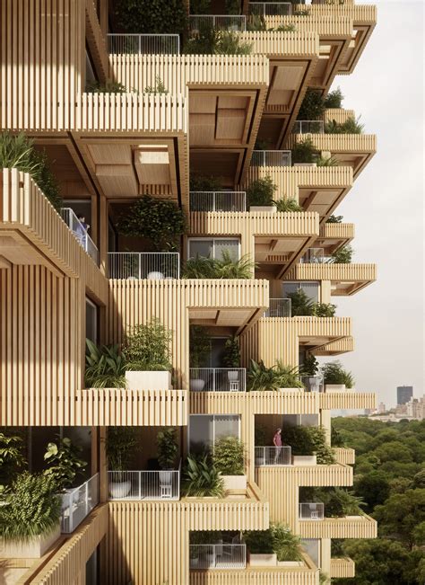 Penda Proposes Toronto Tree Tower Built From Cross Laminated Timber Modules