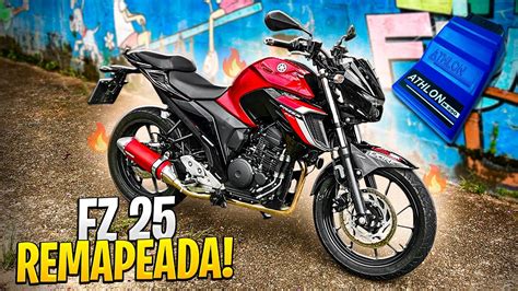 FAZER 250 REMAPEADA ESCAPE DORE YouTube