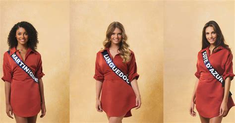 Miss France 2024 Voici Les Portraits Officiels Des 30 Candidates