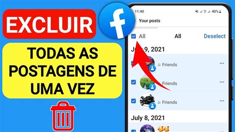 Como Apagar Todas As Publica Es Do Facebook De Uma S Vez