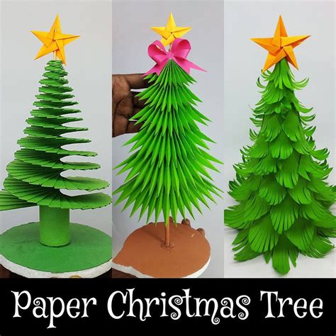 4 Amazing Paper Christmas Tree Do It Together Some Awesome Paper