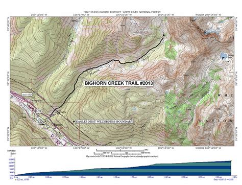 Big Horn Creek Trail Map