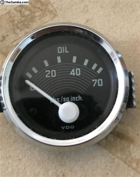 TheSamba VW Classifieds NOS VDO Oil Pressure Gauge And Sender 6v