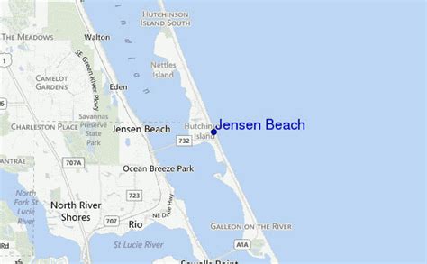 Jensen Beach Florida Map | Beach Map