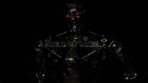 T800 101 Terminator Cyberdyne Systems Close View Editorial Image