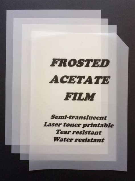 A4 Acetate Frosted 600 Sheets Laser Copier Printable 100 Microns 99p