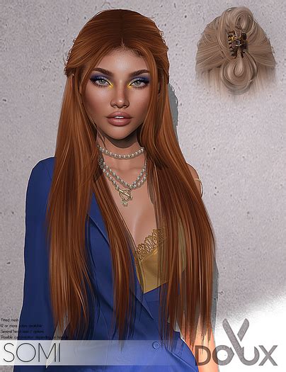 Second Life Marketplace Doux Somi Hairstyle Blogger Pack