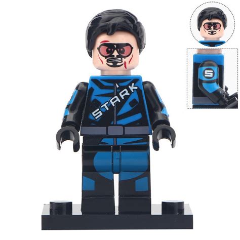 Minifigure Tony Stark Iron Man Marvel Super Heroes Compatible Lego ...