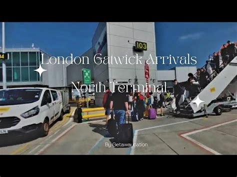 London Gatwick North Terminal Arrivals Airside Landside August