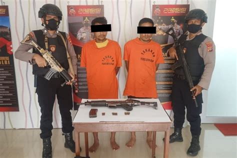 Polisi Amankan Senjata Api Saat Ungkap Pencurian Di Aceh Besar Antara