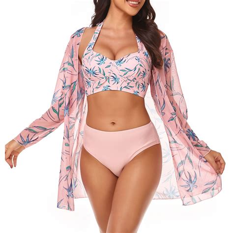 Elneeya Bathing Suit Women Push Up Women Clothing Summer Floral Print