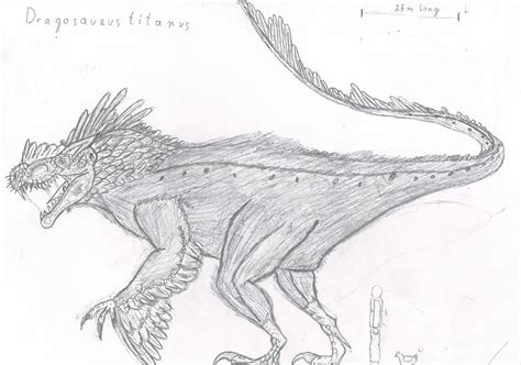 Dinosaur Hybrid Dragosaurus Titanus By Mikub2000 On Deviantart