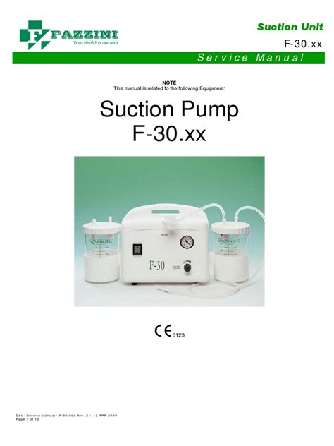 Pdf Suction Pump Fazzini F Service Manual Dokumen Tips