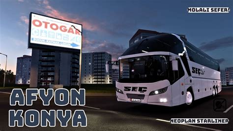 Afyon Konya Molali Gece Sefer Neoplan Starliner K T Rk Ye