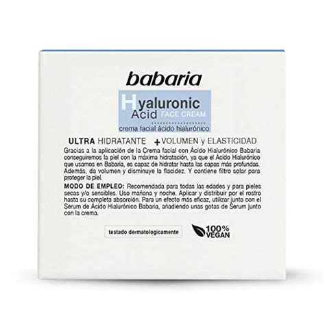 Babaria Hyaluronic Acid Crema Facial Ultrahidratante Fresh 125