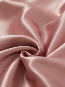 Bow Front Lace Trim Satin Babydoll Sexy Lingerie Dress Bow Tie SHEIN USA