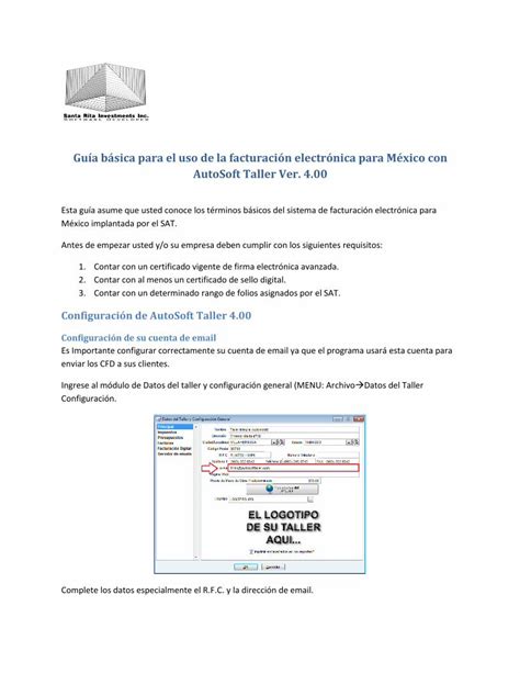 Pdf Gu A B Sica Para El Uso De La Facturaci N Electr Nica Para Pdf