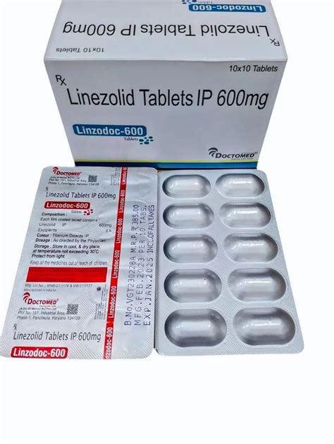 Linezolid Tablets 600 Mg At Rs 730 Box Linezolid Tablets In Panchkula