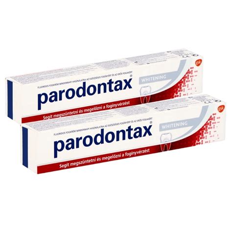 Parodontax Whitening Zestaw 2x Pasta do zębów 75 ml 15226286032