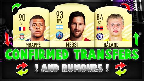 Fifa Summer Confirmed Transfers Rumours Ft Messi