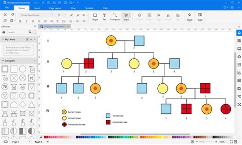 Genogram Maker - Create Clear Genogram in Minutes - Edraw