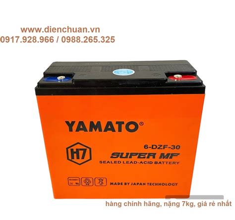 Ắc Quy Xe đạp điện Xe Máy điện 12v 30ah Yamato H7 6 Dzf 30