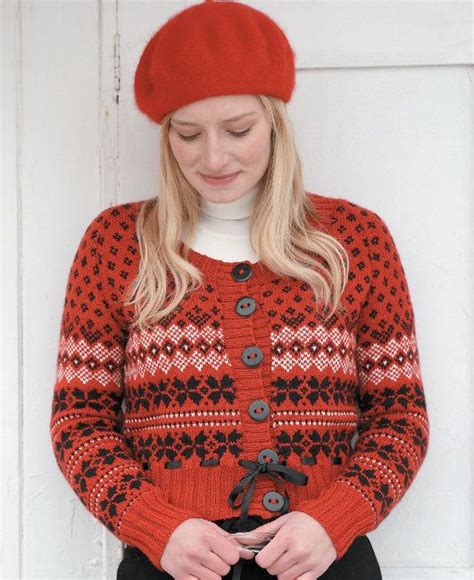 Free Knitting Pattern Snowflake Cardigan By Martin Storey In Rowan